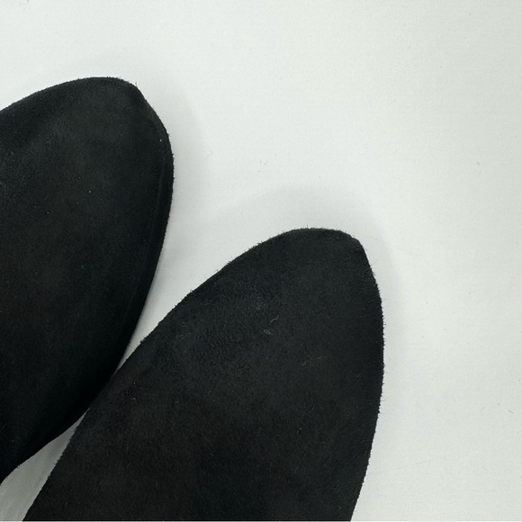 ANN DEMEULEMEESTER BLACK LEATHER BOOTS ANKLE BLACK WEDGE BOOT PLATFORM BOOT 38.5 - Picture 16 of 17